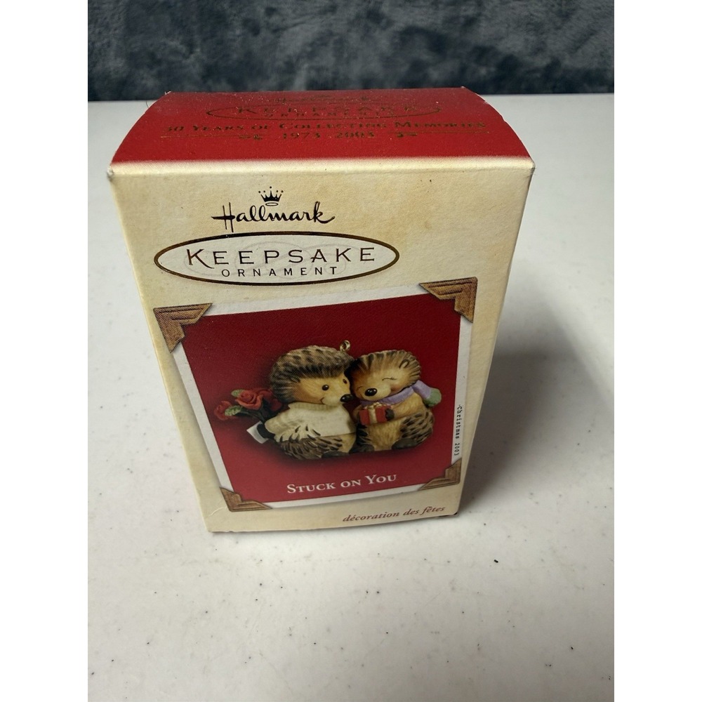 Hallmark Keepsake Christmas Ornament "Stuck On You" 2003